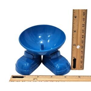 Blue Bottom Base Shoe - Replacement Toy Part For Mr Potato Head - Standard Style